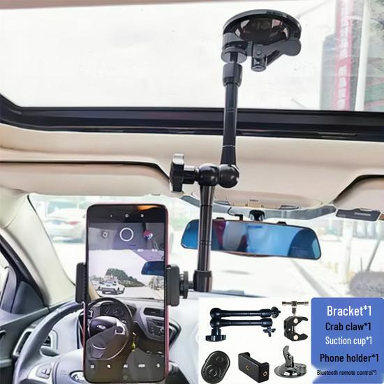 Car Interior Phone Mount for Recording Driving View