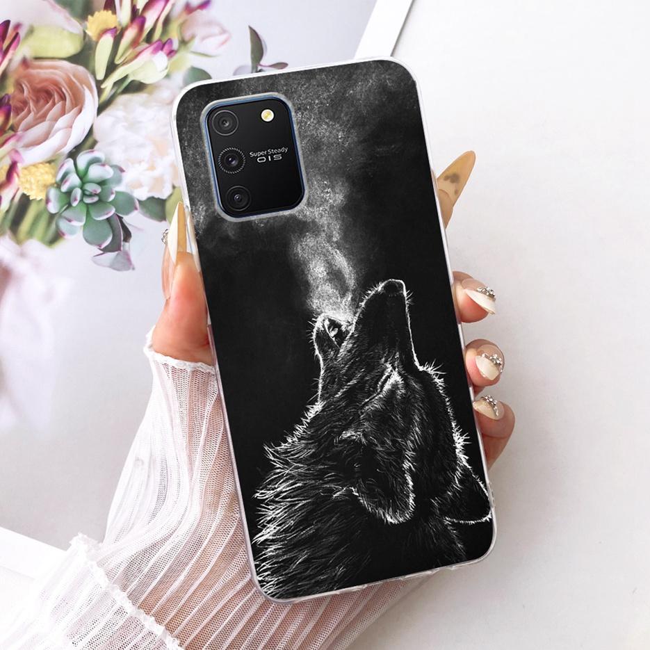For Samsung Galaxy S10 Lite Case SM-G770F Luxury Butterfly Tree Painted Cover Soft Silicone Phone Case For Samsung S10 Lite Bags