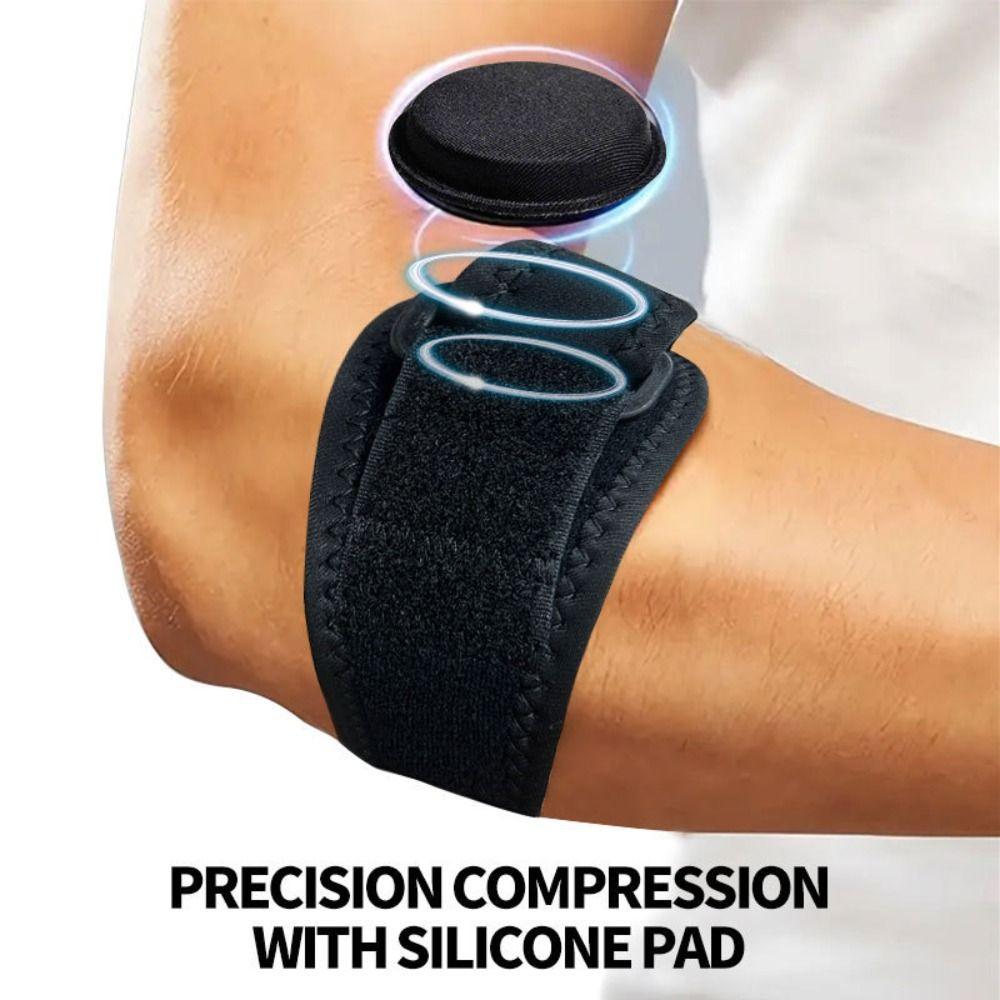 Breathable Elbow Guards Elbow Pain Relief Elbow Strap with Removebale Pad  for Tendonitis