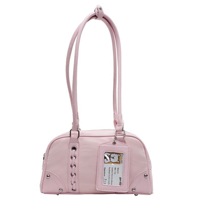 

Сумка на плечо большой вместимости премиум-класса, женская, новая весенняя, универсальная, подмышечная сумка, нишевый дизайн, женская сумка розовый