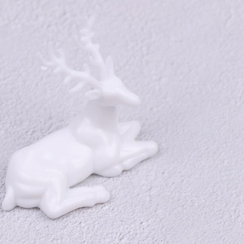 Miniaturní domeček pro panenky Socha jelena Elk Ornamenty Doplňky k dekoraci domečku pro panenky