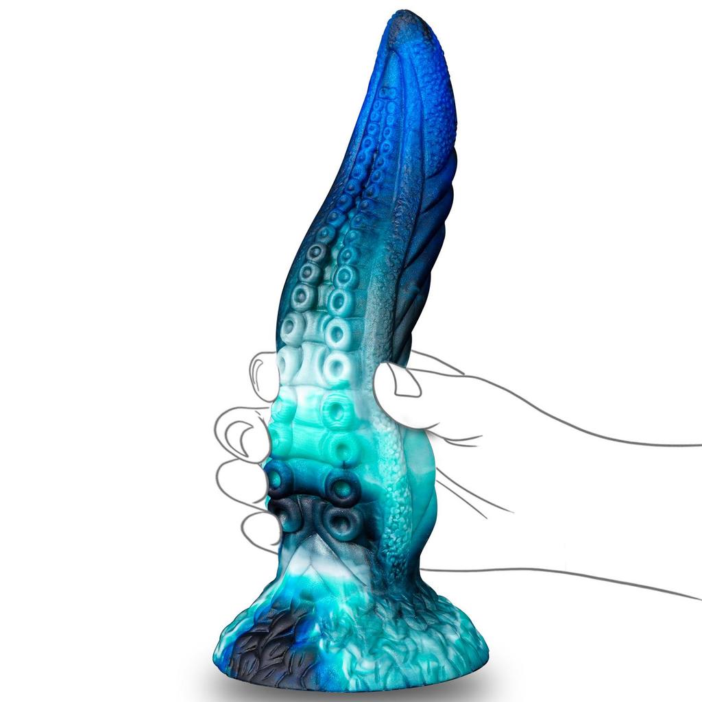 Luminous Silicone Tentacle Anal Dilator and Masturbator for All Genders