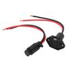 DC12V Trolling Motor Plug and Receptacle 2 Wire Flush Mount Plug and Play for Marine Boats Kayaks