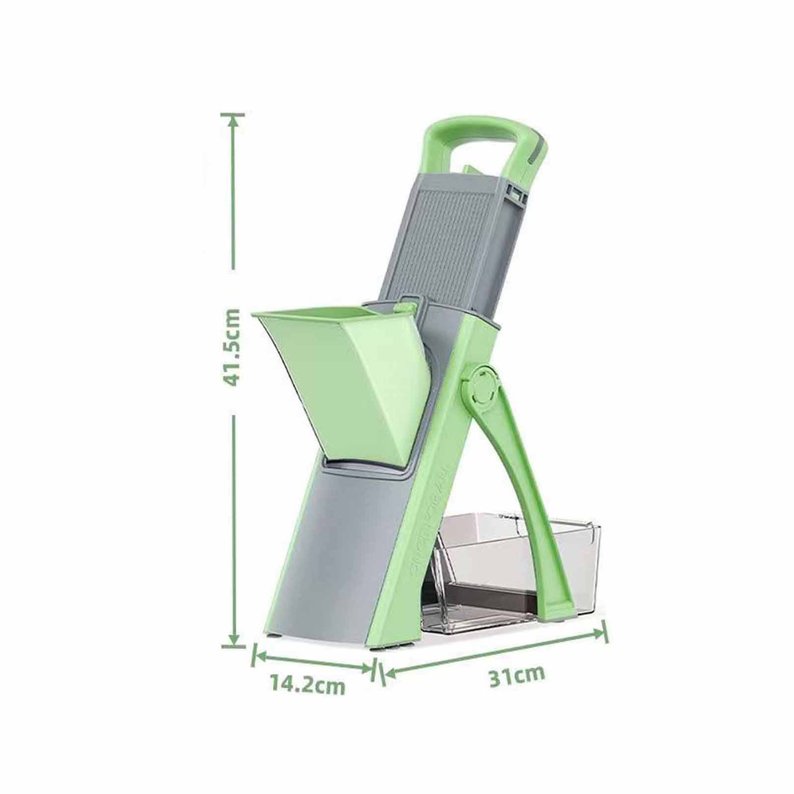 

Multi,Functional , All,in,One Veg Cutter for Home Kitchen, Slicing Grating Shredding Tool, Easy Food Prep Gadget L