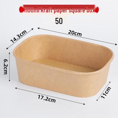 Disposable Kraft Paper Food Containers