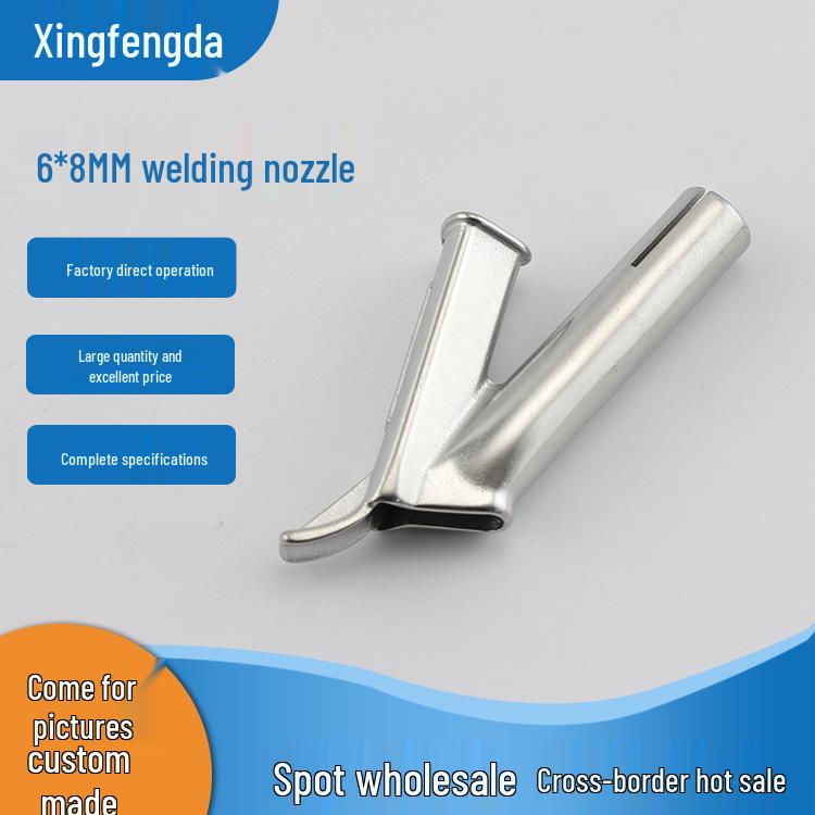 Heißluftschweißpistolen-Zubehör: Edelstahldüsen - Dreieckiger Festpunkt, Y-förmig und Runddüse