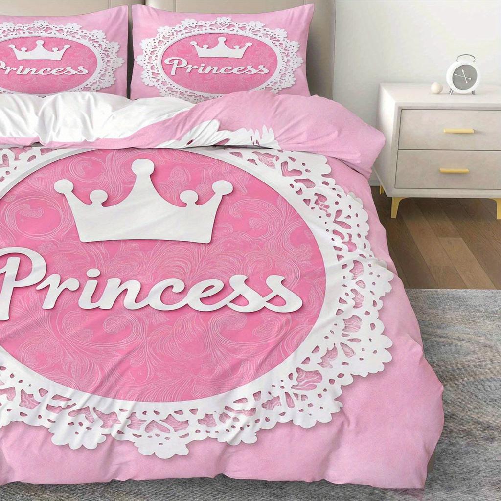 Christmas Princess  Duvet Cover Set Bedding Universal,  Cute Printed Cartoon Quilt Cover Comforter Sets Home