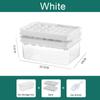 Ice Cube Tray with Lid Ice Mold Ice Cube Ice Ball Storage Container Box With Lid 2 In 1 Tray Maker Set Bar Kitchen Accessories