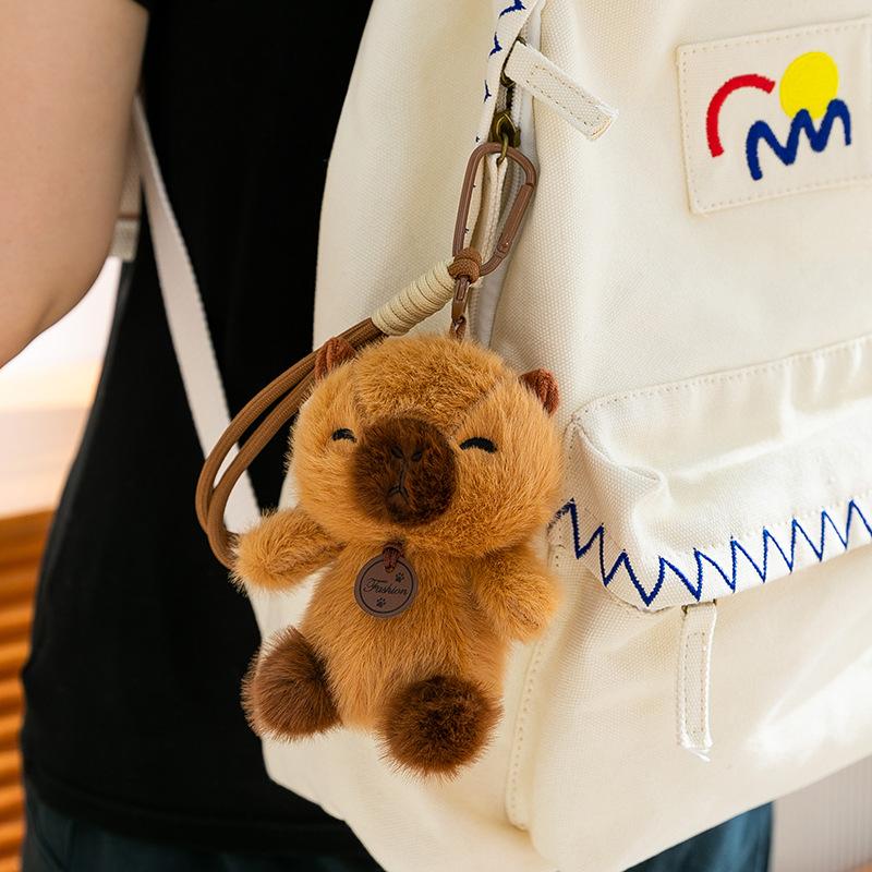 Xiangdudun Paradise Pendant Cute Panda Capybara Doll Doll Bag Key Plush Pendant Gift