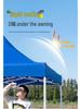 3x3m Double Layer Waterproof Sunshade Canopy with Four-Legged Frame for Outdoor Use