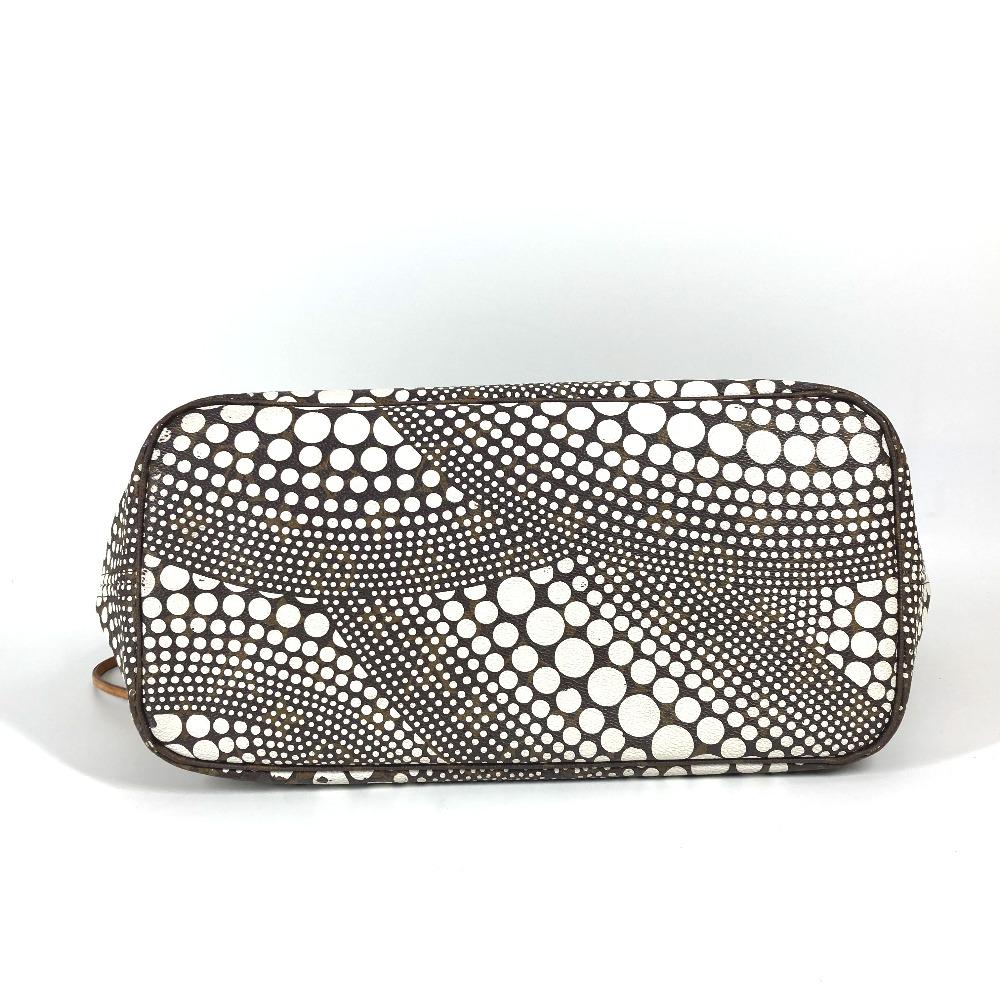 Louis Vuitton M40684 Pumpkin Dot Neverfull MM Yayoi Kusama Tote Bag Shoulder Bag