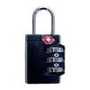 Made of Lightweight and Durable Polycarbonate! TSA (American Safety and Transportation Administration Certified) Dial Lock LX Black 1317