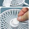 Remote Controlled Mini Ceiling Fan 5.7inch Low Noise Design Socket Installation Home Office Cooling For Bedroom Kitchen