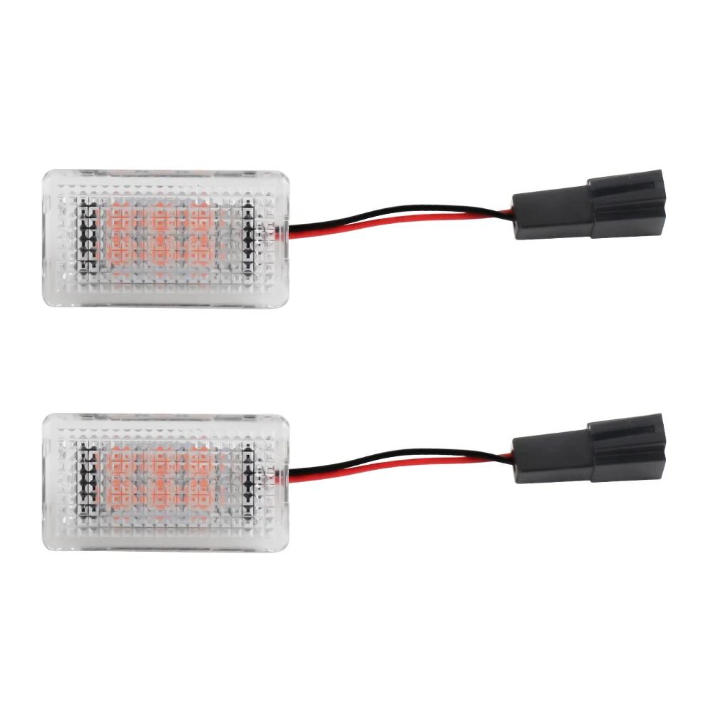 Car Sticker 2025 Hot 2PCS For Tesla Model 3 Model S Model X Car Welcome light HD Auto Door Projector Lamps