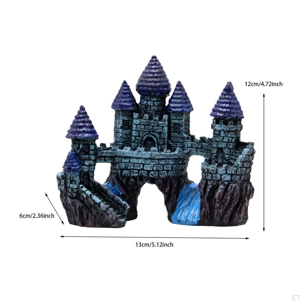 Aquarium Burg Decor Aquarium Dekorationen Hideouts Stein Höhle Ornament für