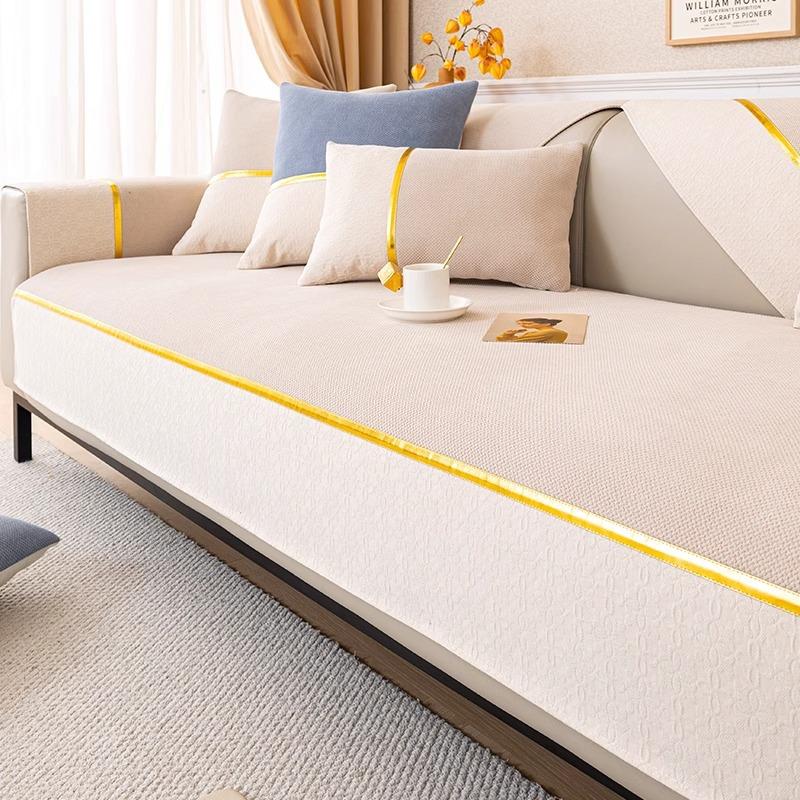 Chenier Sofa Cushion Light Luxury High Sense Simple Modern Non-Slip Seat Cushion Four Seasons Universal Sofa Cover Cover Cloth