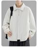 Men's Retro Workwear Jacket - Thin, Loose, Versatile Lapel Top for Spring/Autumn