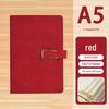 High-End Soft Leather Business Notebook with Magnetic Buckle and Custom Logo - Ideal Gift Set