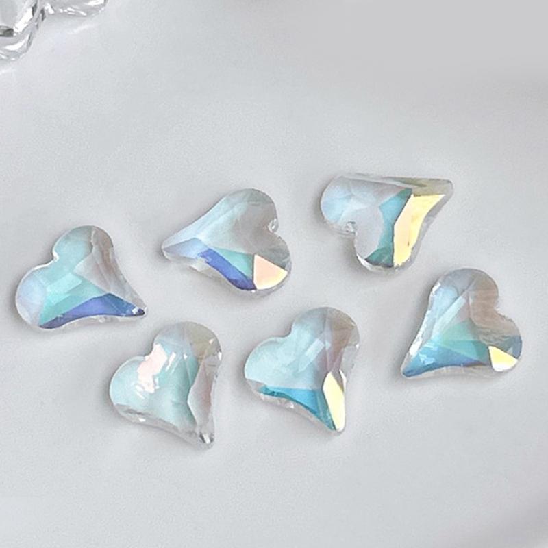 10Pcs Luxury 3D Nail Art Crafts Rhinestones Charms DIY Nail Designs Crystal Gems Dangle Manicure Nail Jewelry Diamonds