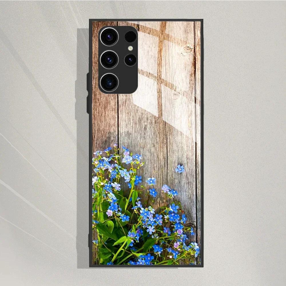 For Samsung Galaxy S25 Ultra Case Tempered Glass Case Cool Painted Phone Cases For Samsung S25 Ultra Cover S25ultra 5G Fundas
