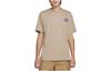 T Shirts Men's Khaki Crew Neck Moderate Straight Fit DC7818-248