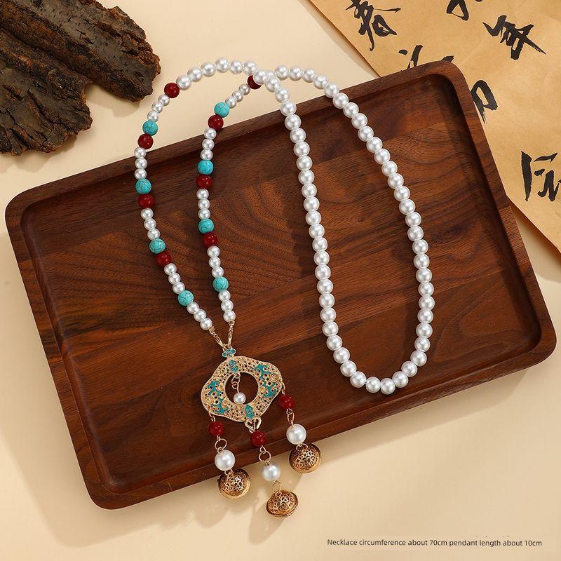 

Аксессуары Ханфу в китайском стиле, мягкий воротник, синее ожерелье-подвеска, длинная спина, облачные ювелирные изделия, ожерелье, национальный модный стиль, жилет, юбка, аксессуары Good time wreaths (no back Cloud tassel)