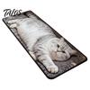 Non-slip Backing Carpet Cute Cat Shape Bathroom Rug, 3D Simulation Modeling, Soft Imitation Cashmere Rug Absorbent Floor Mat, Decorative Mat for Home