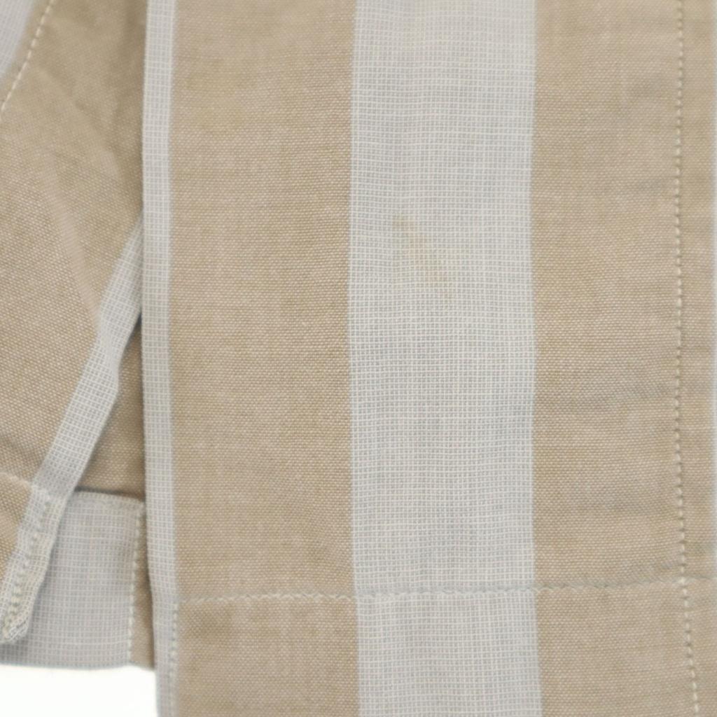 ISSEY MIYAKE 90s Old Striped Pattern Short sleeve shirt L Special wing Men's Used