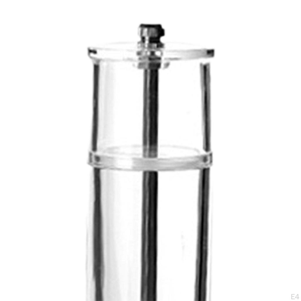 and Pepper Grinding Transparent Acrylic Spice Mills Kitchen