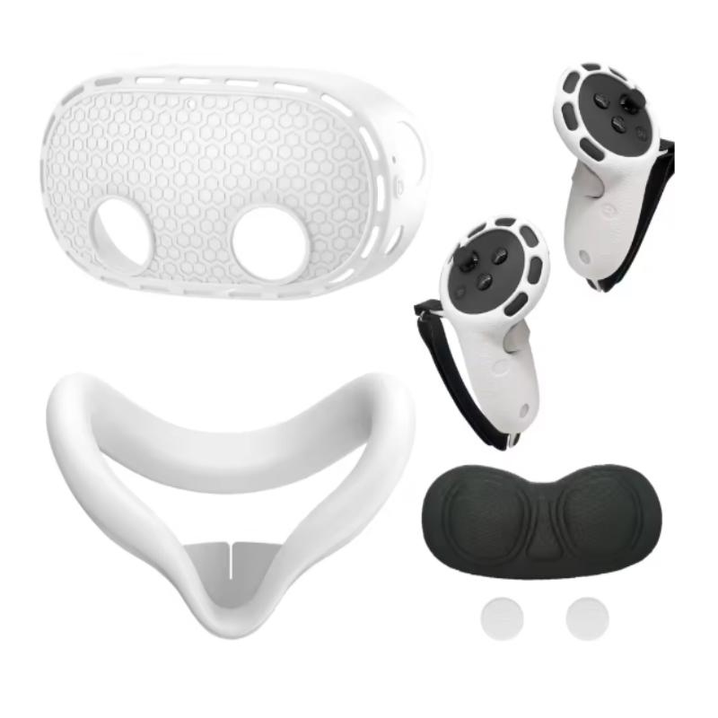 VR Protector For Meta Quest 3S glasses Facial Controller Cover VR Headset Protective Face Pad Replacement