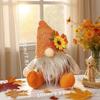 Thanksgiving Harvest Sunflower Scarecrow Plush Doll Decor