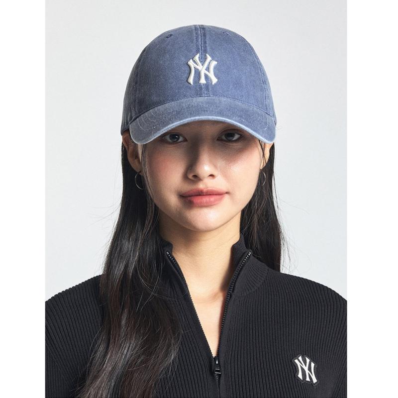 MLB Cotton Baseball Cap Unisex Navy Fashion 3ACPVV14N-50NYS