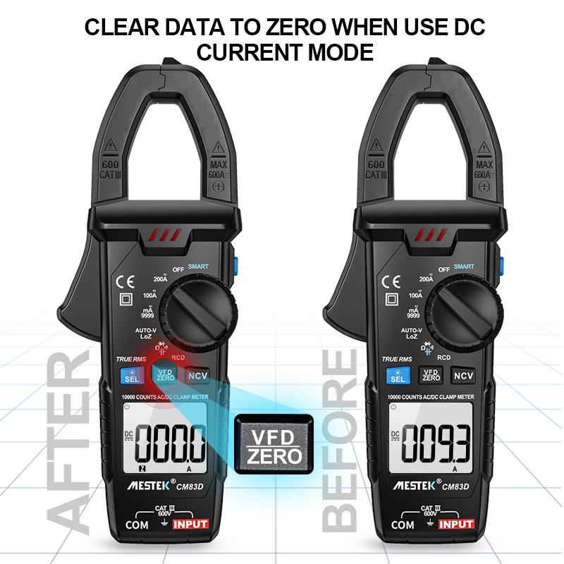 Digital Clamp Meter AC DC Current 200A Voltage Auto Range Current Meter Tester Ammeter Multimeter Ture RMS Current Clamp