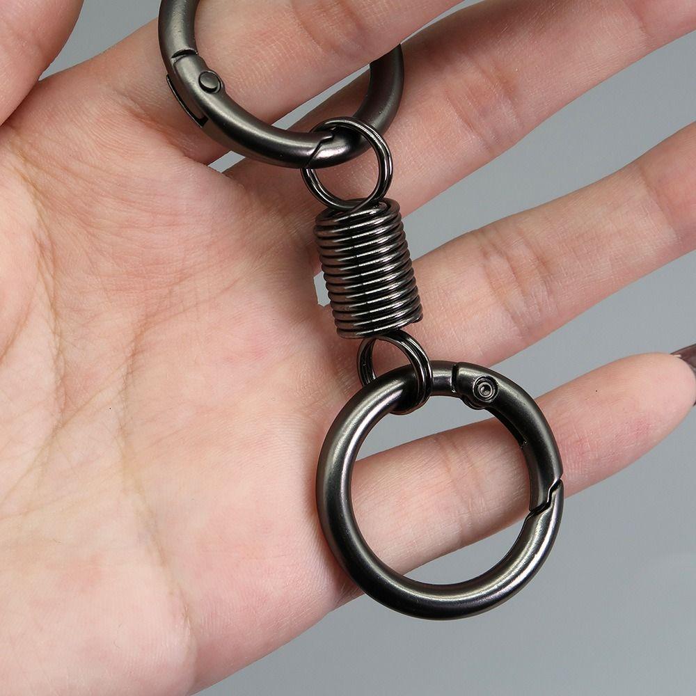 Split Ring Key Ring Double Ring Metal Keychain Ring Creative Key Pendant