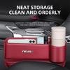 Car Seat Gap Storage Box Console Filler Stowing Tidying Case For Nismo Nissan Tiida Teana Skyline Juke X-trail Almera Qashqai