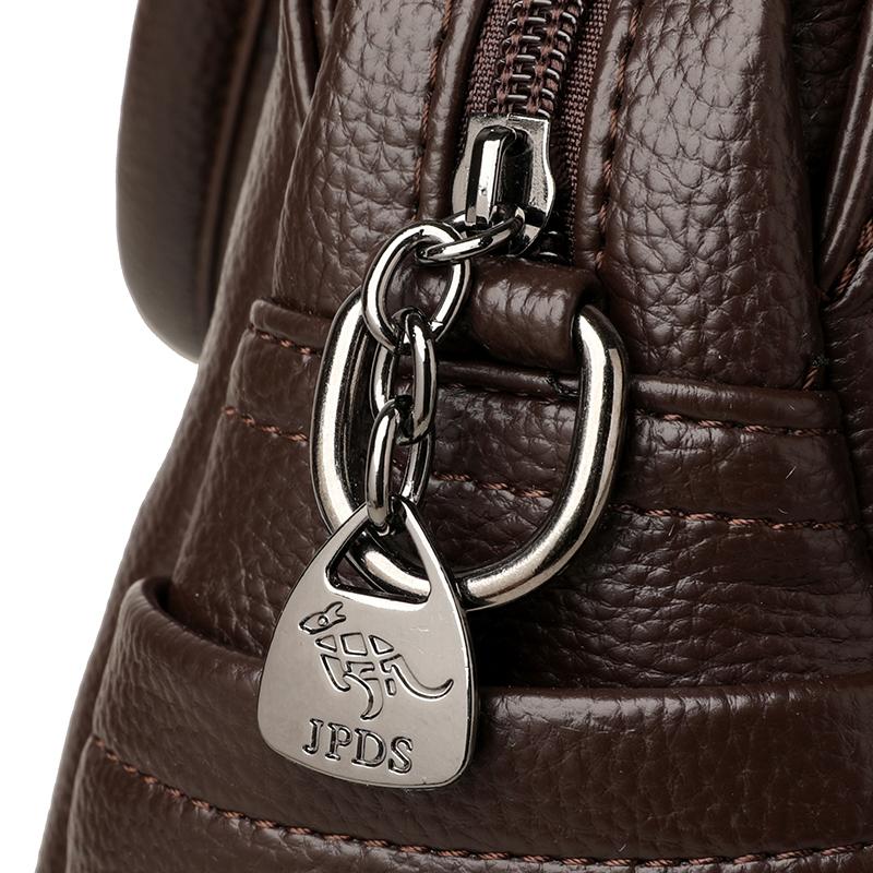 Women's Bag Middle-Aged Mother Bag Pu Shoulder Messenger Bag Handbag
