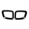 For Jeep Compass 17-2021 Glossy Black Rear Inner Door Speaker Sound Cover Trim