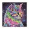 New Diy Diamond Painting Cartoon Cat, Living Room Decorative Wall Painting 5D Row Diamond Special-Shaped Ab