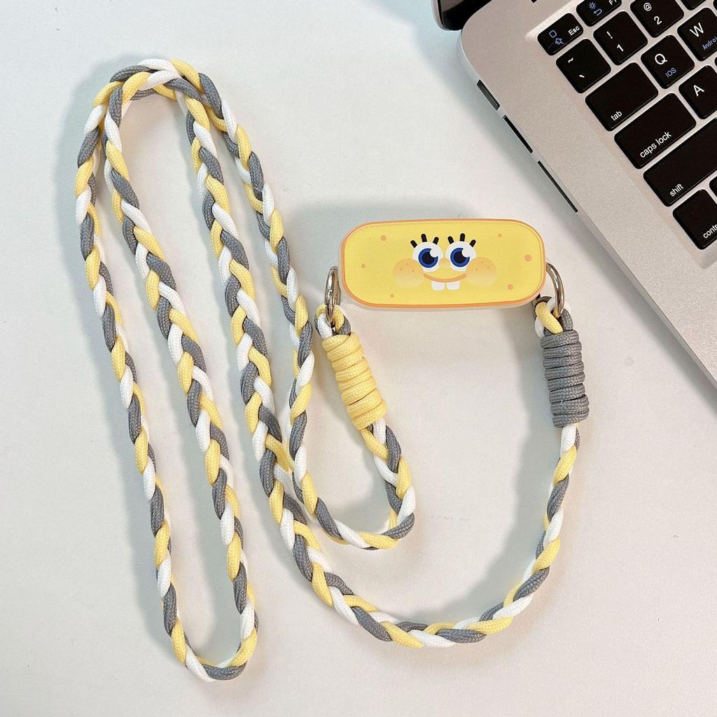 Adjustable Crossbody Cartoon Phone Case with Detachable Lanyard - Cute, Anti-Fall Design