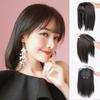 Clip In Increase Hair Volume Topper Hair Piece Long Straight Wig Head Top Wig Block 3D Hair Bangs