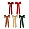 Velvet Christmas Bow Ornaments for Tree Wreath Gift Wrap Holiday Home Indoor Outdoor Decoration