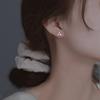 Geometric 925 Sterling Silver Stud Earrings – Small, Exquisite, Trendy, Niche Design for Summer 2021