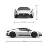 KS Drive RC Car - Maserati MC20 (1:24, White)