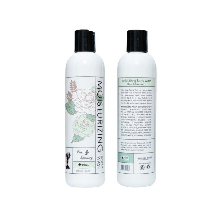 + PLUS Moisturizing Body Wash (Rose & Rosemary) 300ml
