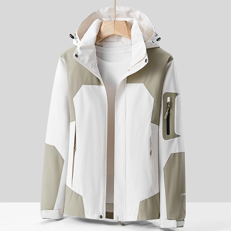 Outdoor Thin Windproof Waterproof Jacket Men's Spring and Autumn Single-layer Couple Mountaineering Jacket Women's Loose Jacket