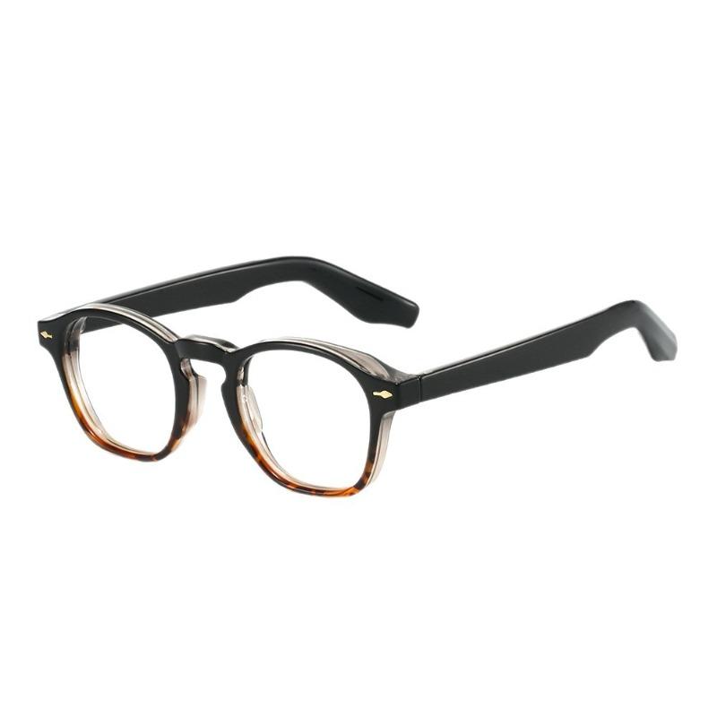 Square-Frame Anti-Blue Light Presbyopia Glasses Fashion Street Style Unisex High-Definition Reading Glasses 0 To +4.0