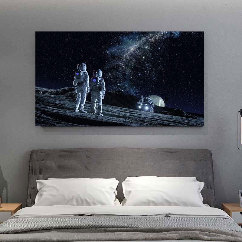 

Фотографии астронавта, космическая Вселенная, постеры и принты, научный пейзаж, холст, живопись, настенное искусство для декора гостиной, Cuadros 60x80cm No Framed