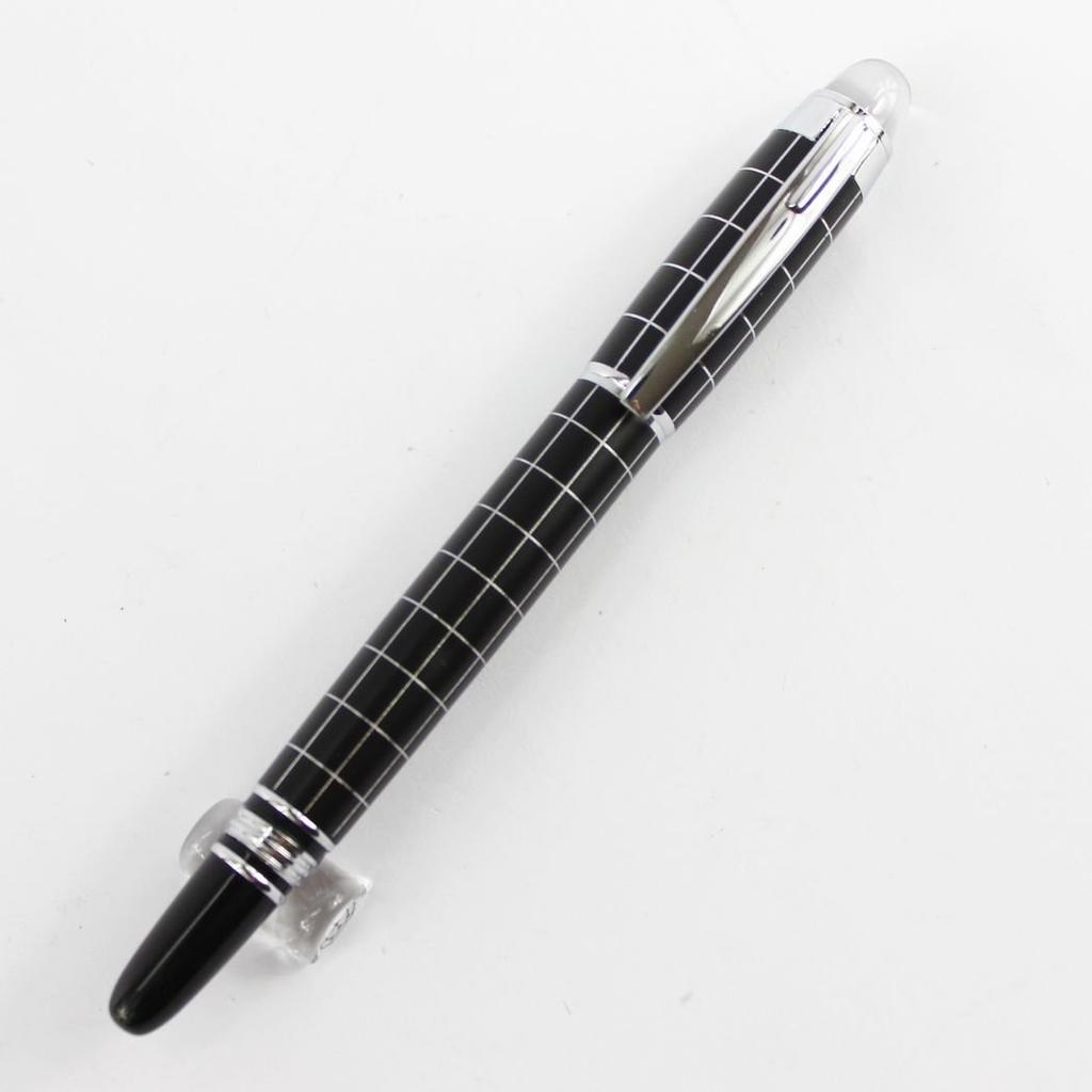 Gullor Silver Cross Line Pen 79 Fountain Pen with Fashion Elegant Baoer Black