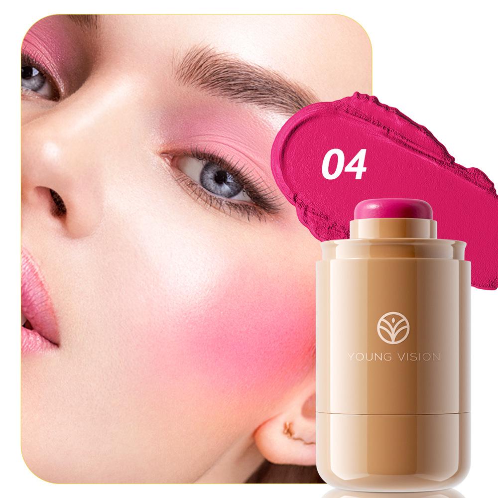 YOUNG VISION Dual-Use Matte Blush and Lip Stick - 6 Shades