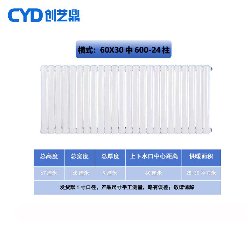 Chuang Yi Ding Steel 6030 Two-Column Hot Water Radiator